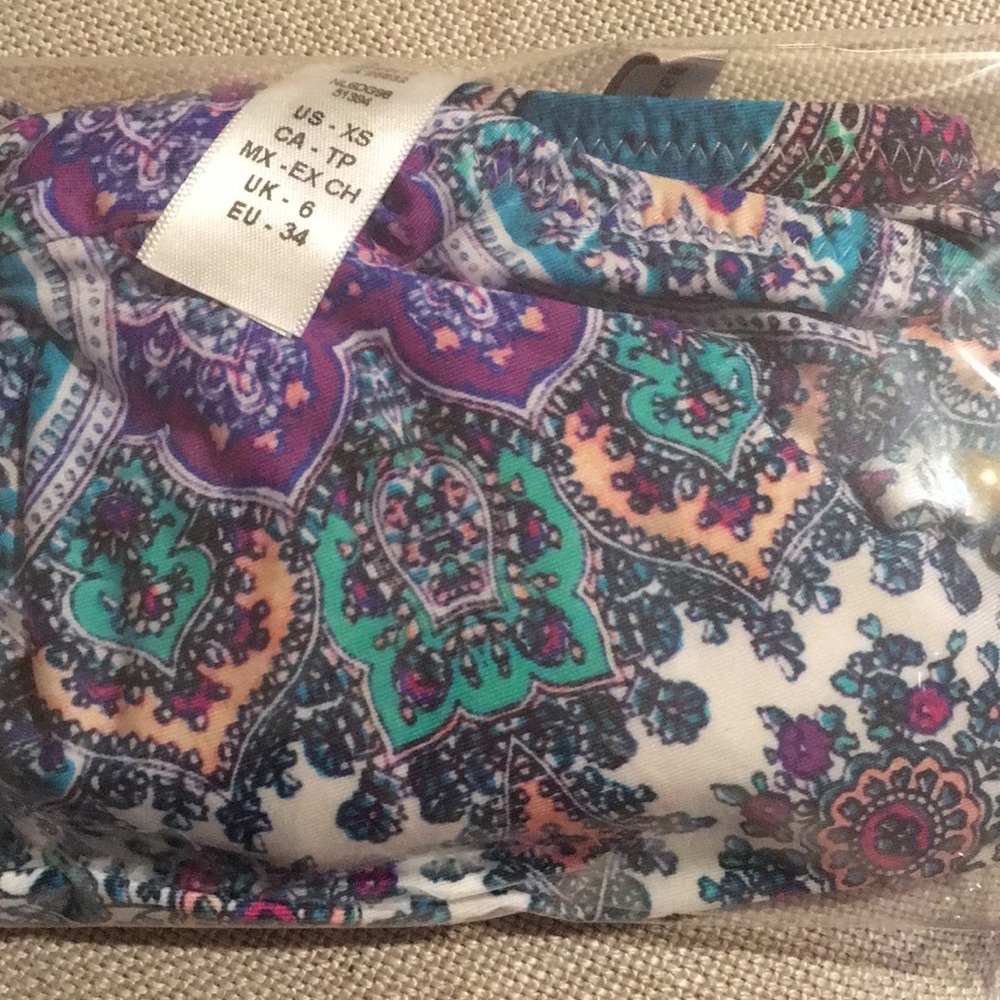 Nanette Lepore Tie Hipster Swim Bottom Paros XS - Picture 2 of 2